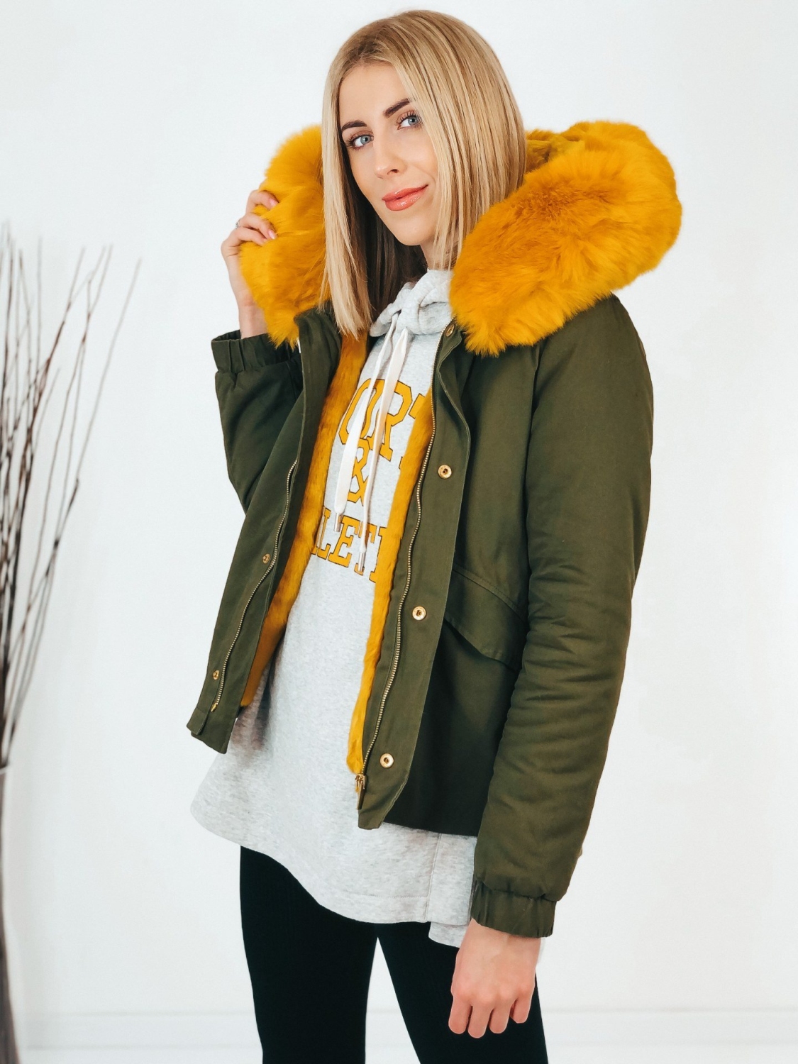 Dámska parka Yellow