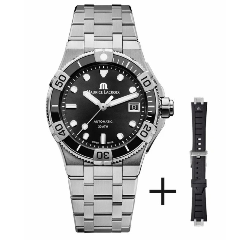Hodinky Maurice Lacroix Aikon Venturer Black AI6057-SSL2F-330-A