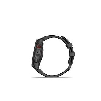 Hodinky Garmin Epix Sapphire Titan Black/Black Silicone Band (010-02582-11)