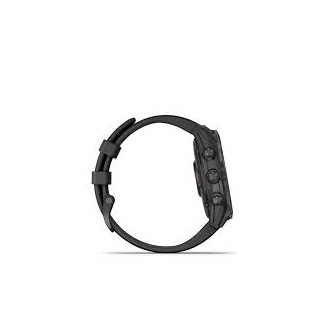 Hodinky Garmin Epix Sapphire Titan Black/Black Silicone Band (010-02582-11)