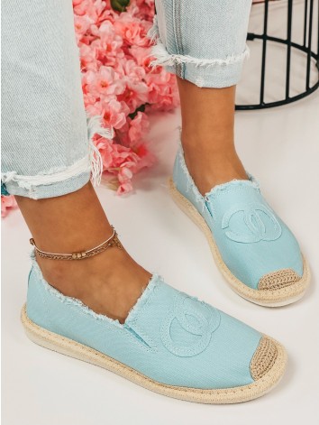 Dámske modré espadrilky Chalen