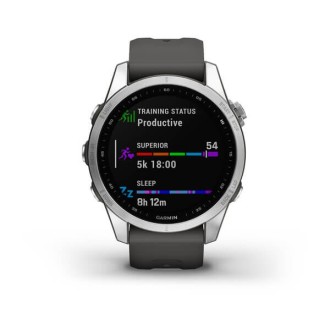 Hodinky Garmin Fenix 7S 010-02539-01 Silver / Graphite Band